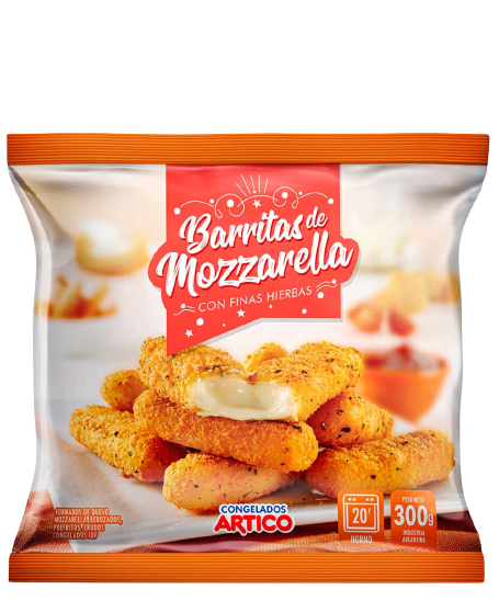 Barritas de Mozzarella